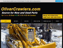 Tablet Screenshot of olivercrawlers.com